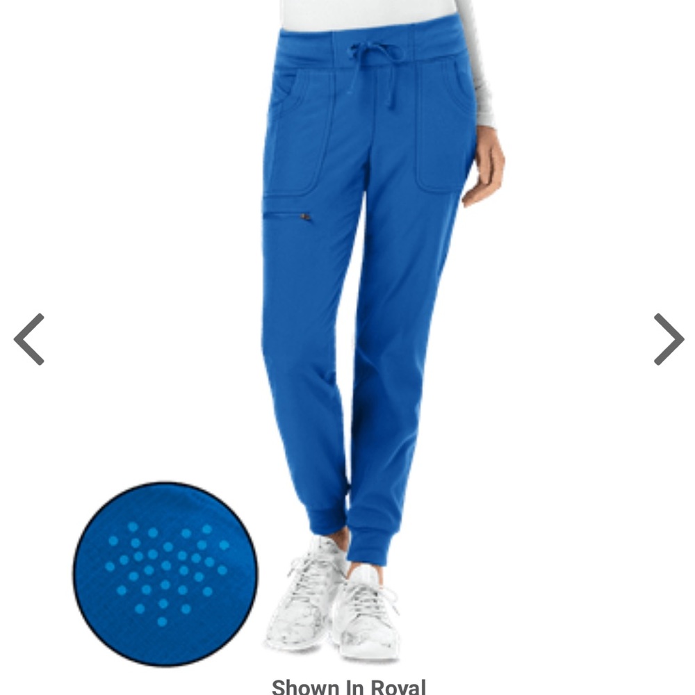 heart soul jogger scrub set, used excellent condition, royal blue XS